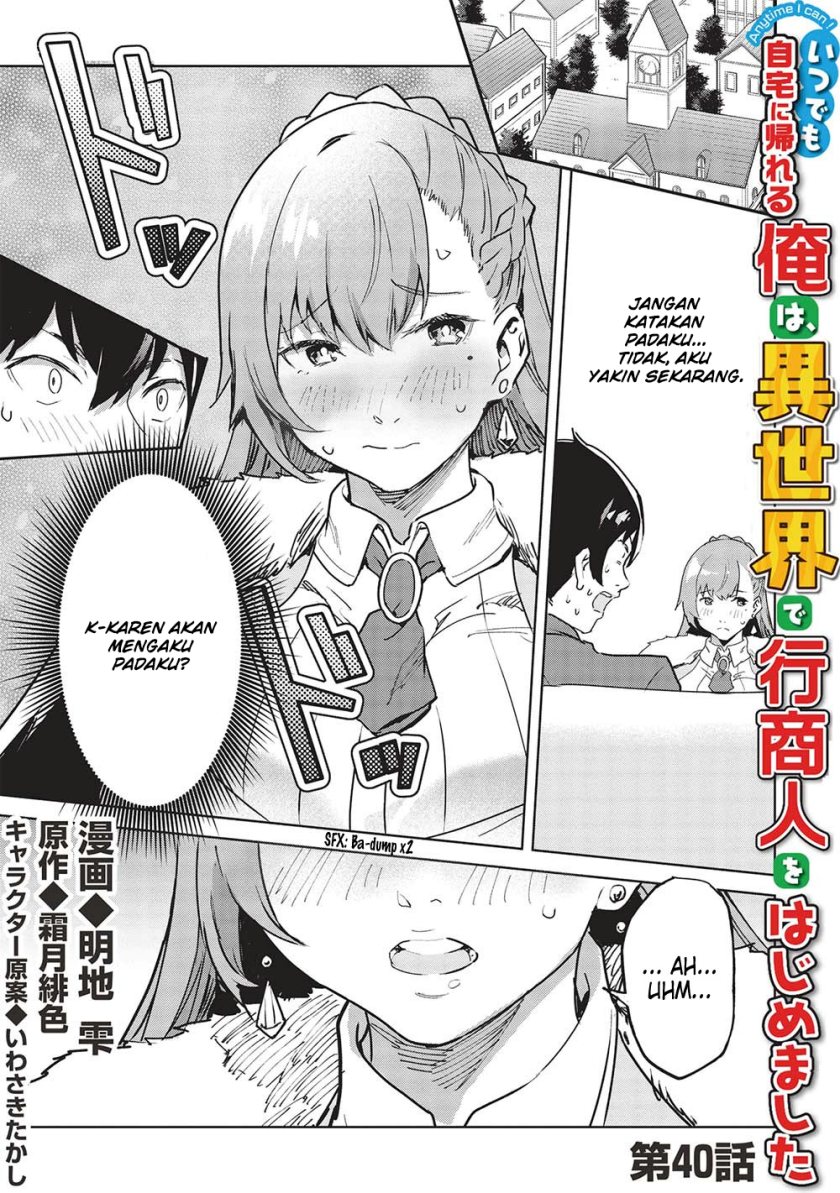 Itsu Demo Jitaku ni Kaereru Ore wa, Isekai de Gyoushoujin o Hajimemashita Chapter 40 Gambar 2