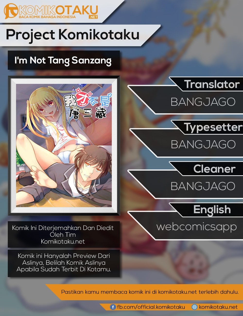 I’m Not Tang Sanzang Chapter 03 Gambar 1