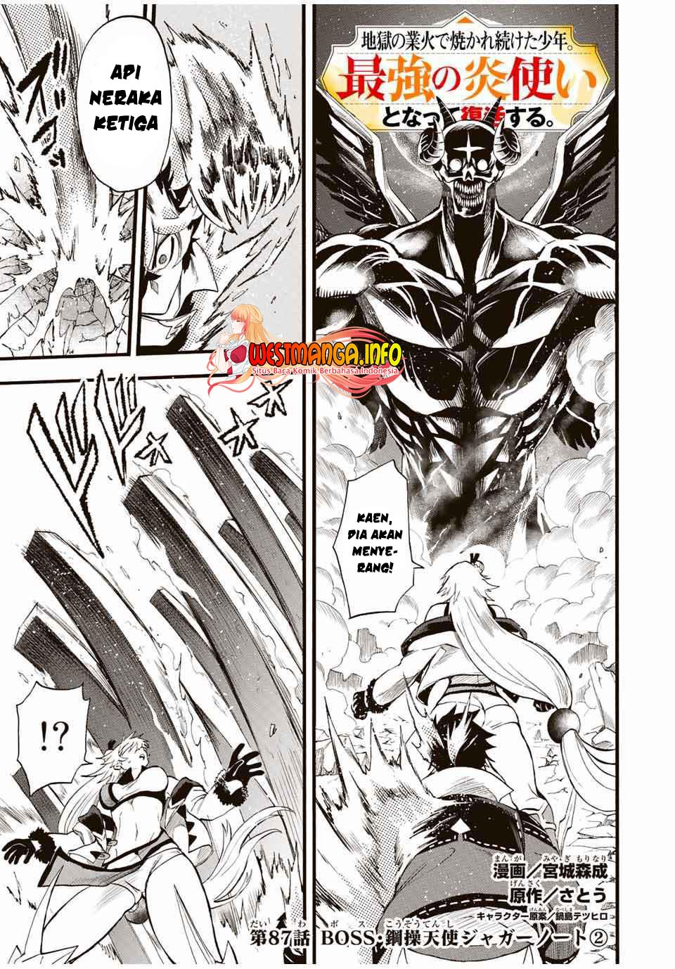 Jigoku no Gouka de Yaka re Tsuzuketa Shounen. Saikyou no Honou Tsukai to Natte Fukkatsu Suru. Chapter 87 Gambar 3