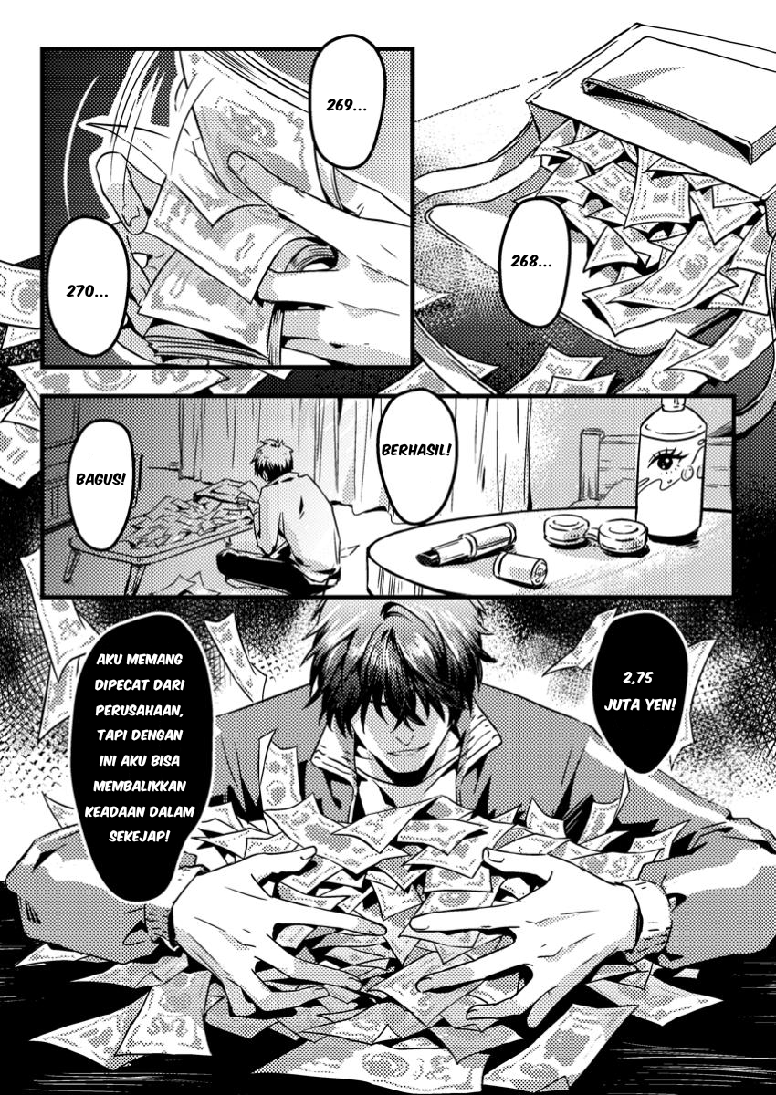Jigoku no Sata mo Ougon Shidai – Kaisha wo Kubi ni natta Kedo, Renkinjutsu Toka Iu Cheat Skill wo te ni Ireta no de Jinsei Ippatsu Gyakuten wo Mezashimasu Chapter 01 Gambar 1