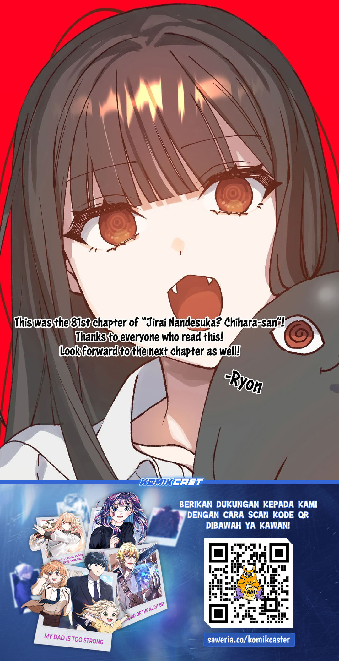 Jirai Nandesuka? Chihara-san Chapter 81 Gambar 17