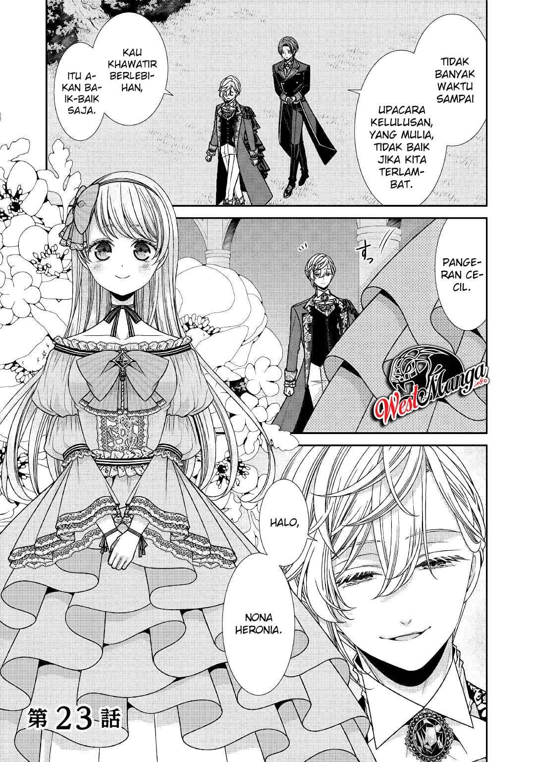Jishou Akuyaku Reijou na Konyakusha no Kansatsu Kiroku Chapter 23 Gambar 2