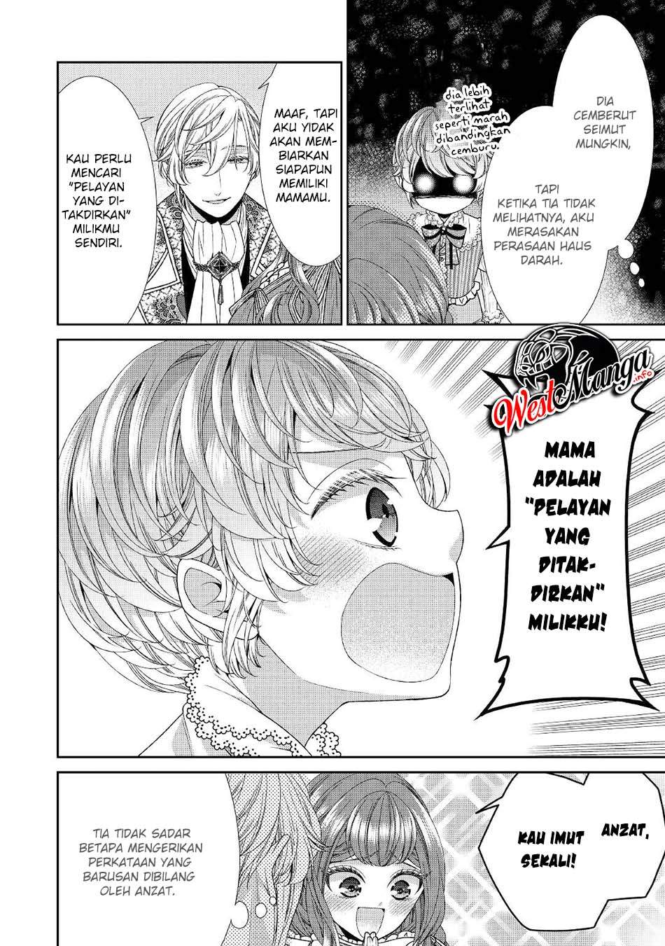 Jishou Akuyaku Reijou na Konyakusha no Kansatsu Kiroku Chapter 33 Gambar 21