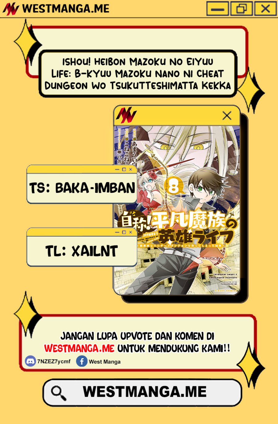 Jishou! Heibon Mazoku no Eiyuu Life: B-kyuu Mazoku nano ni Cheat Dungeon wo Tsukutteshimatta Kekka Chapter 53 Gambar 4