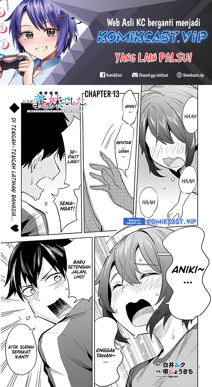 Jitsu wa Gimai (Imouto) deshita. ~Saikin de Kitagiri no Otouto no Kyorikan ga Yatara Chikaiwake~ Chapter 13 Gambar 2