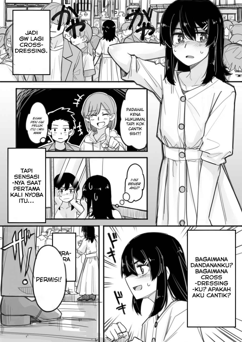 Josou Shite Machi ni Detara Ikemen ni Nanpa Sareta Chapter 01 Gambar 1
