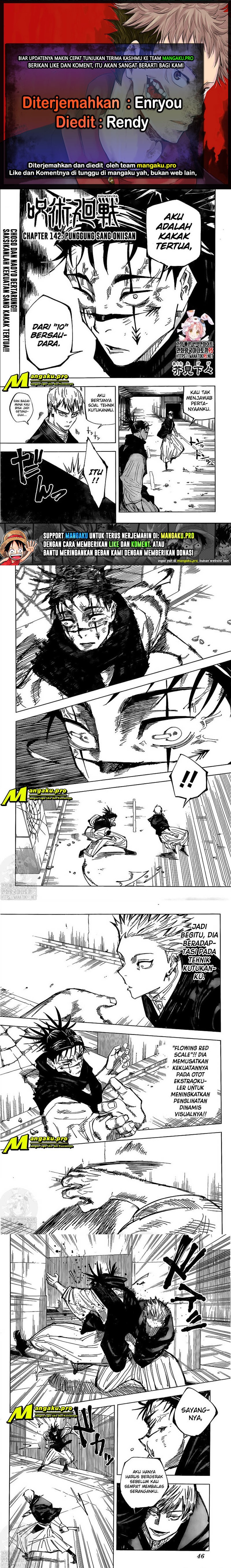 Jujutsu Kaisen Chapter 142 Gambar 1