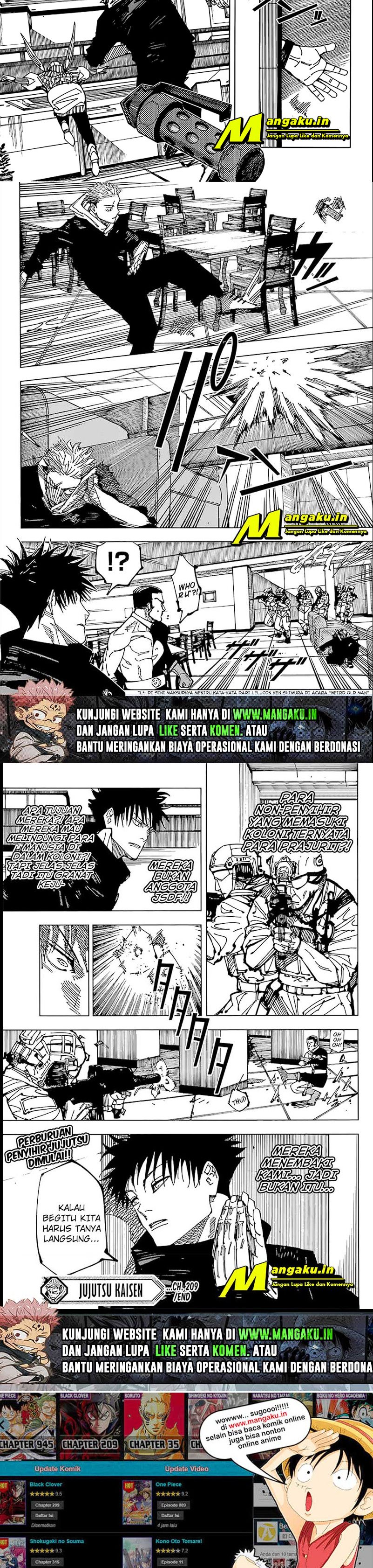 Jujutsu Kaisen Chapter 209 Gambar 7