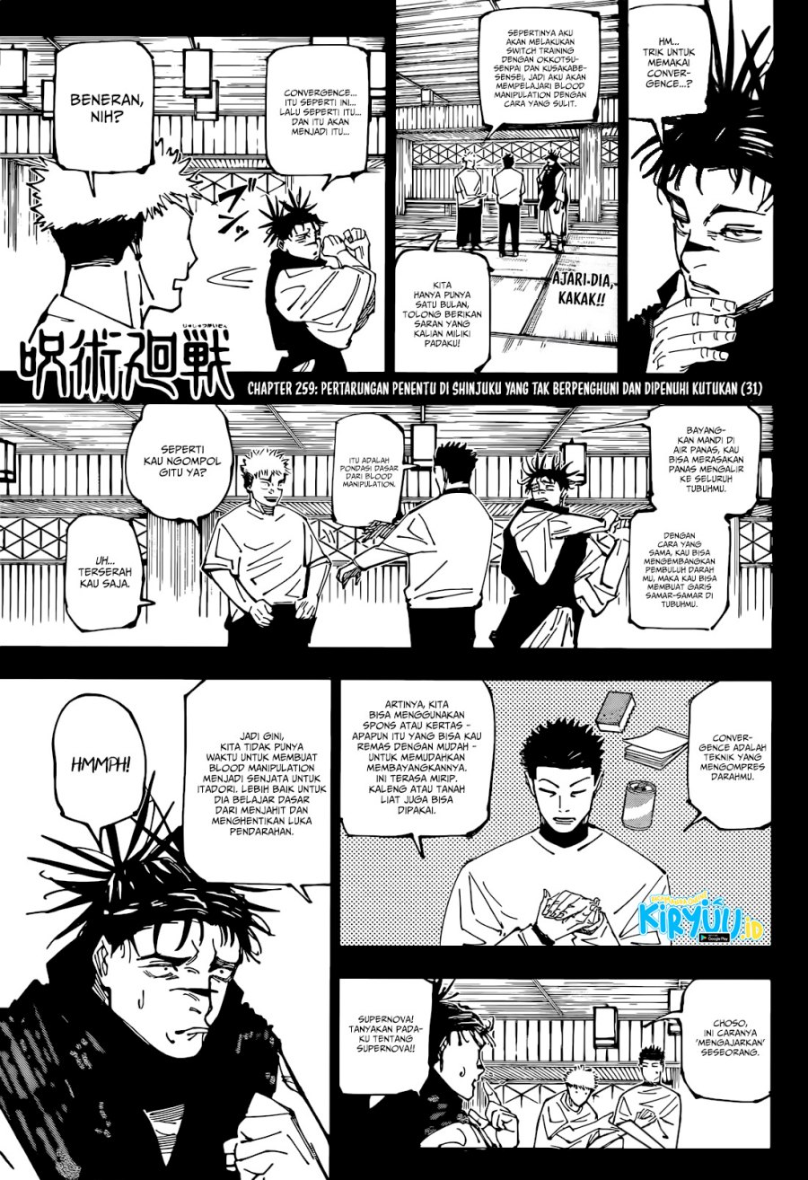 Jujutsu Kaisen Chapter 259 Gambar 2