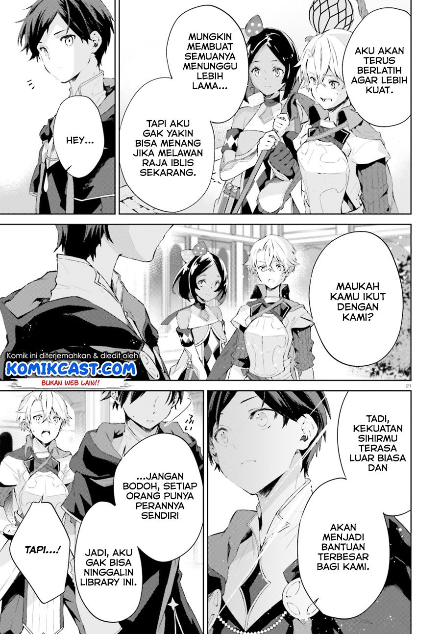 Kagami no Mukou no Saihate Toshokan: Kou no Yuusha to Itsuwari no Maou Chapter 07 Gambar 22