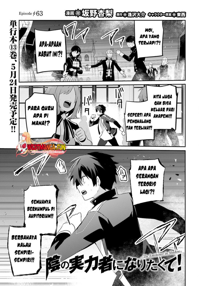 Kage no Jitsuryokusha ni Naritakute Chapter 63 Gambar 4