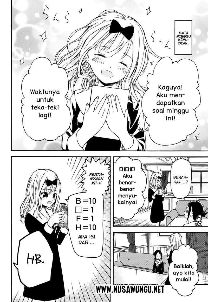 Kaguya-sama wa Kokurasetai: Tensai-tachi no Renai Zunousen Chapter 04 Gambar 18