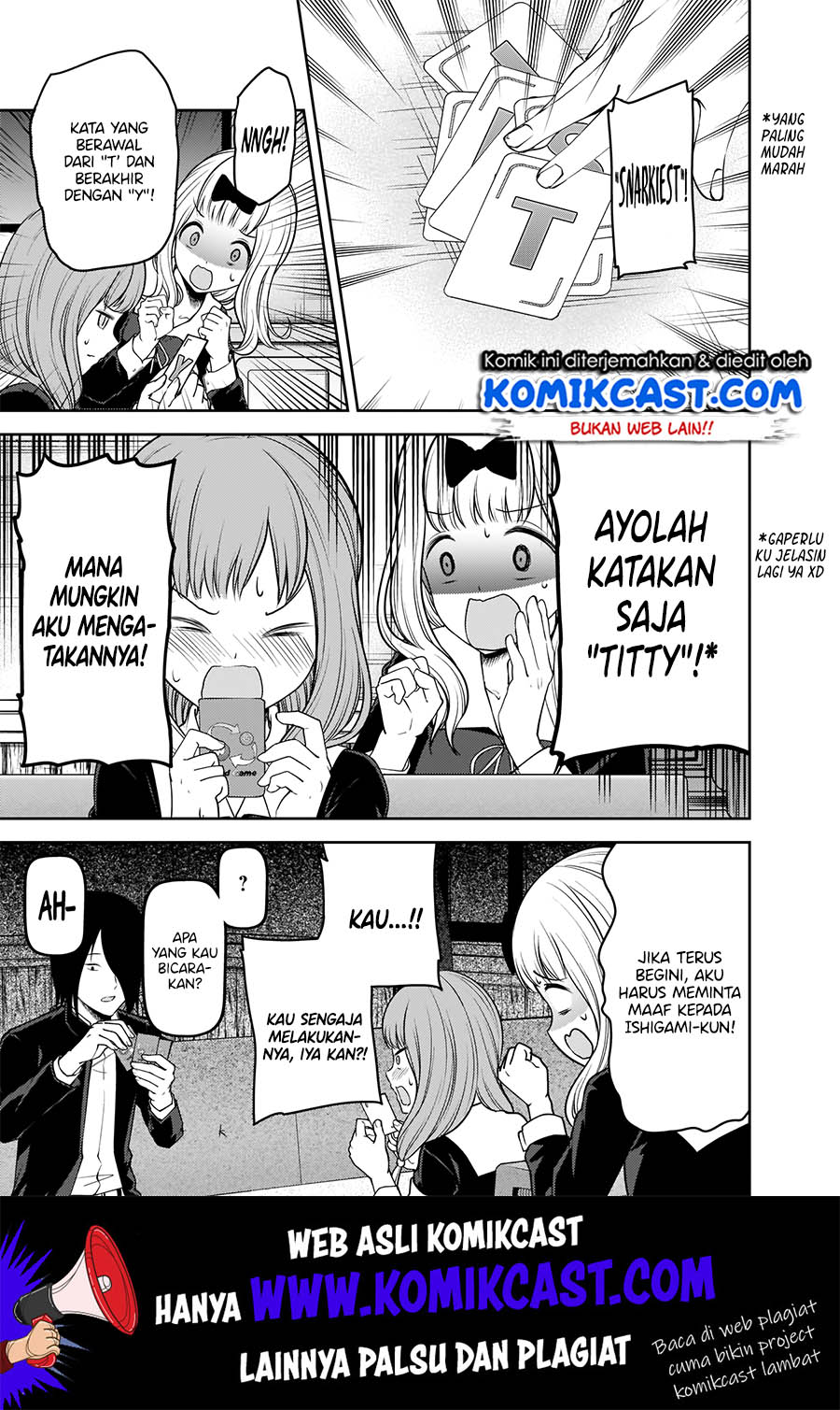 Kaguya-sama wa Kokurasetai: Tensai-tachi no Renai Zunousen Chapter 188 Gambar 12