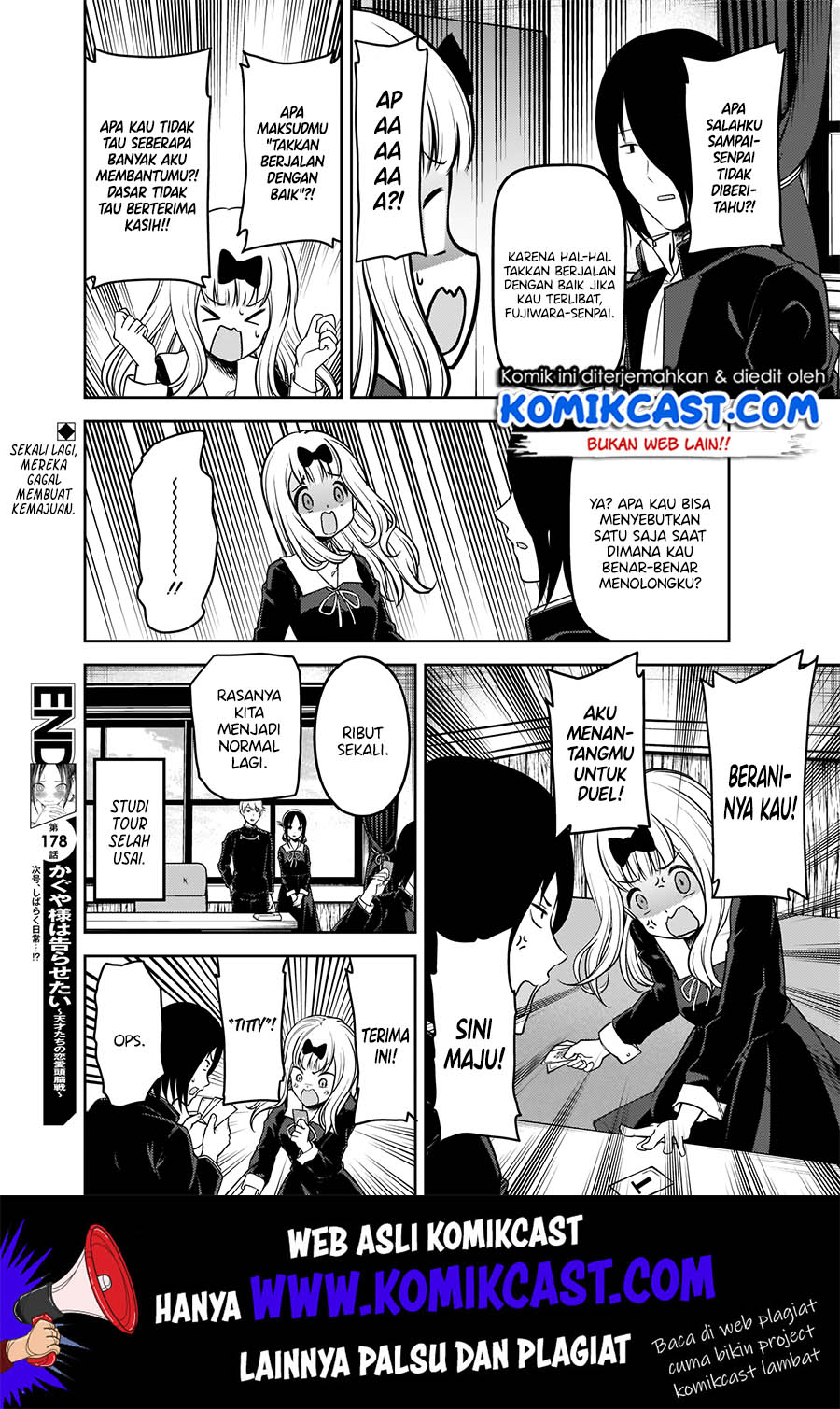 Kaguya-sama wa Kokurasetai: Tensai-tachi no Renai Zunousen Chapter 188 Gambar 19