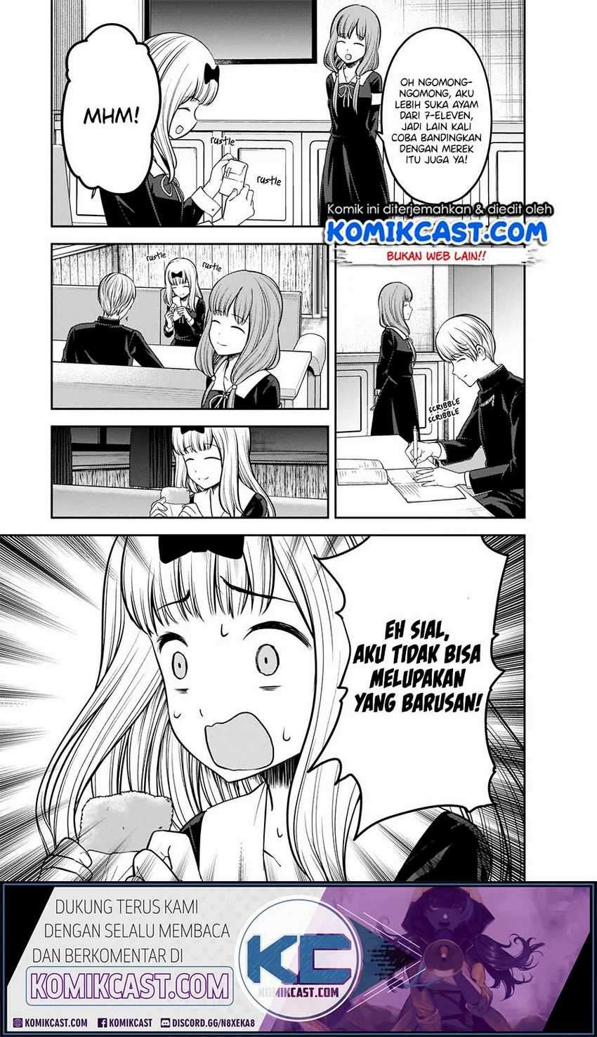 Kaguya-sama wa Kokurasetai: Tensai-tachi no Renai Zunousen Chapter 213HQ Gambar 6