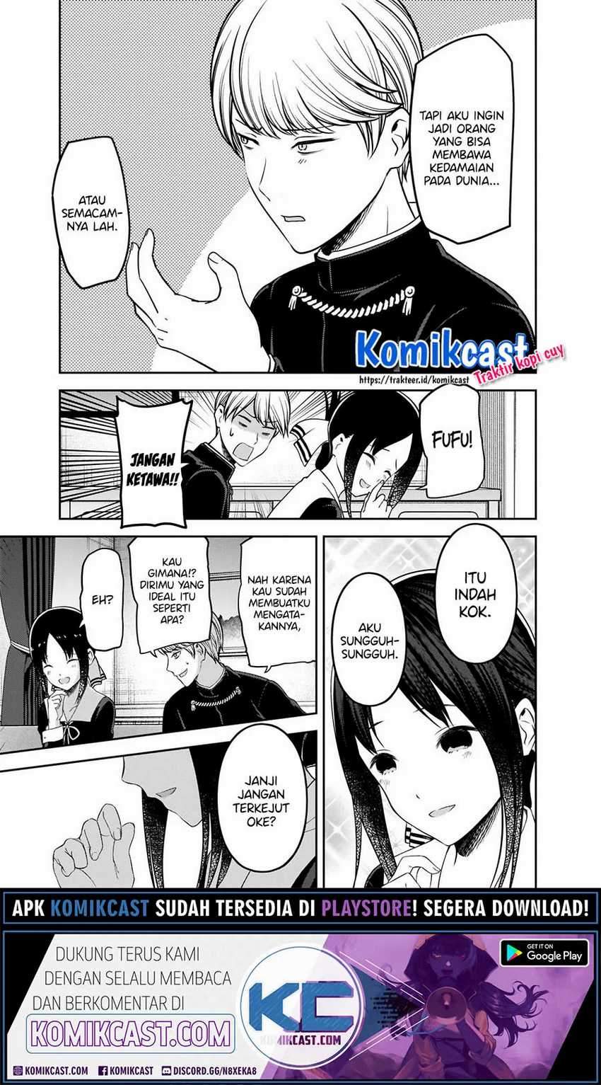 Kaguya-sama wa Kokurasetai: Tensai-tachi no Renai Zunousen Chapter 218 Gambar 8
