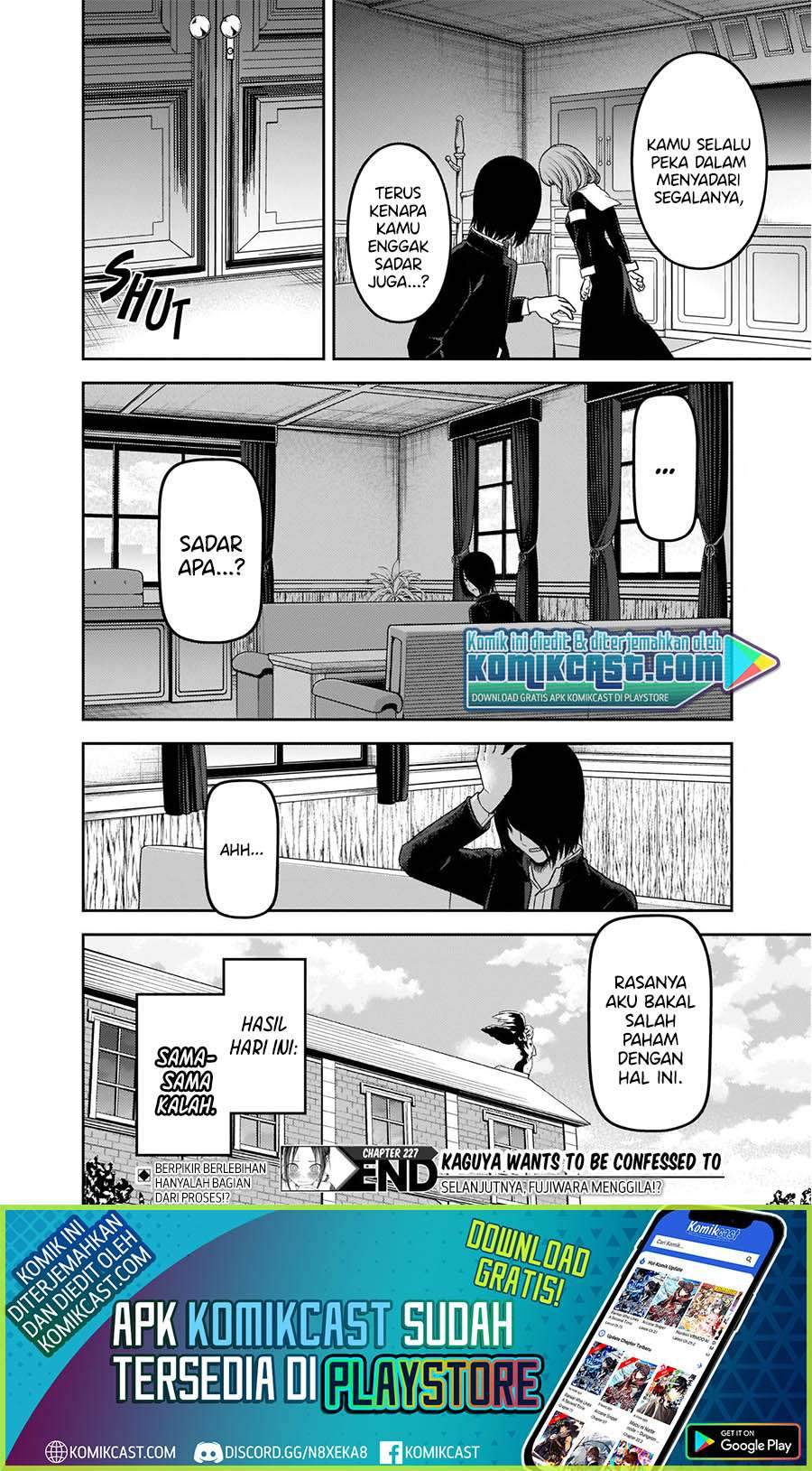 Kaguya-sama wa Kokurasetai: Tensai-tachi no Renai Zunousen Chapter 227 Gambar 19
