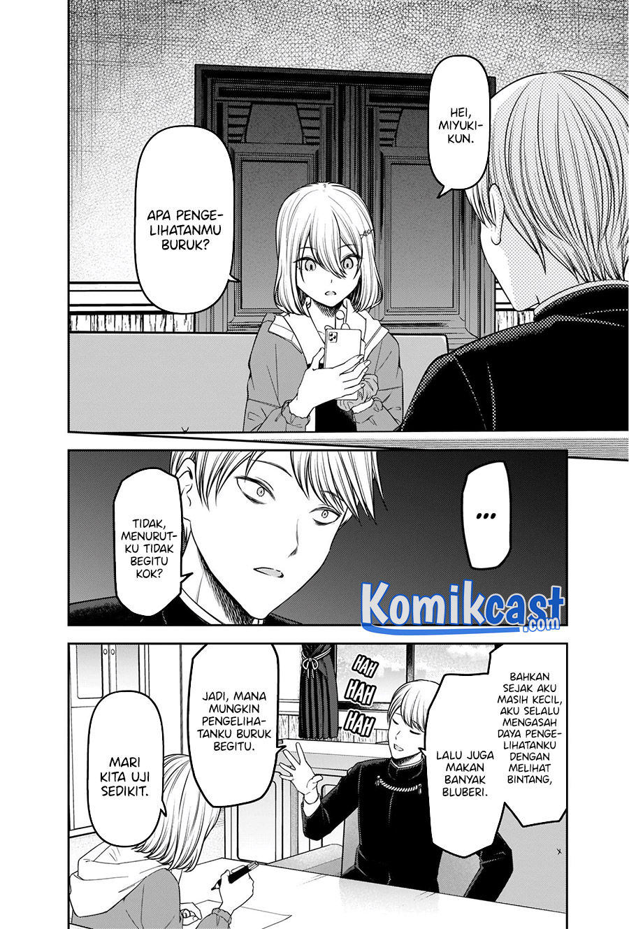 Kaguya-sama wa Kokurasetai: Tensai-tachi no Renai Zunousen Chapter 237 Gambar 5