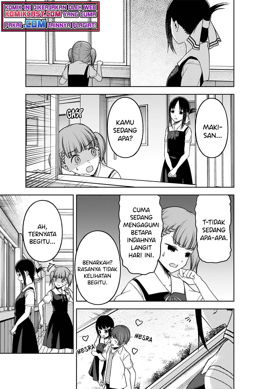 Kaguya-sama wa Kokurasetai: Tensai-tachi no Renai Zunousen Chapter 263 Gambar 6