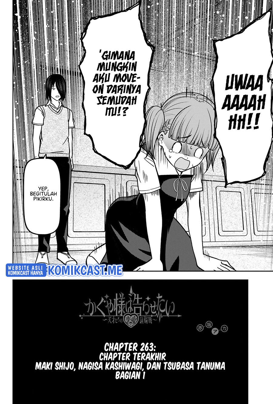 Kaguya-sama wa Kokurasetai: Tensai-tachi no Renai Zunousen Chapter 273 Gambar 3