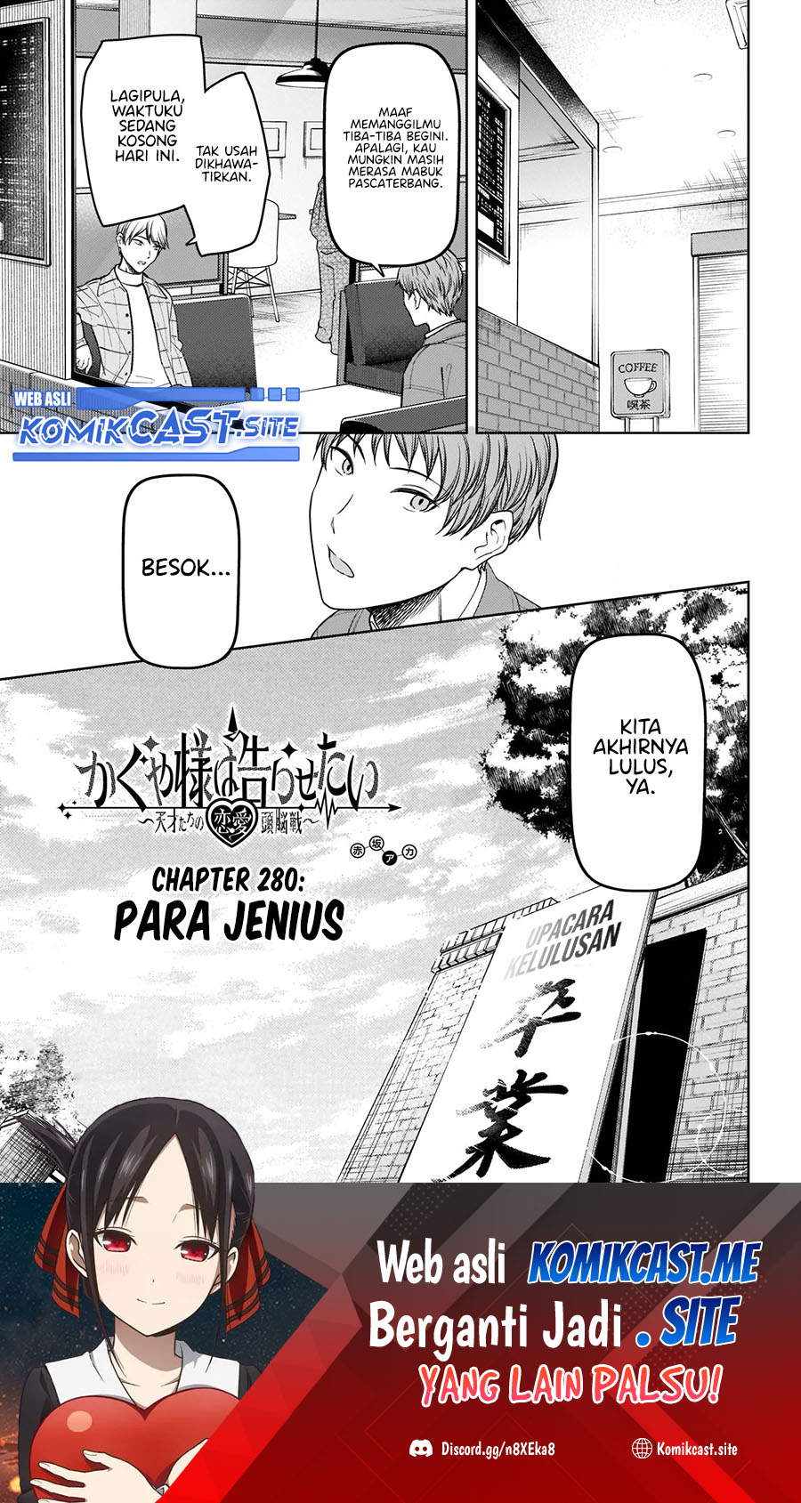 Kaguya-sama wa Kokurasetai: Tensai-tachi no Renai Zunousen Chapter 280 Gambar 2