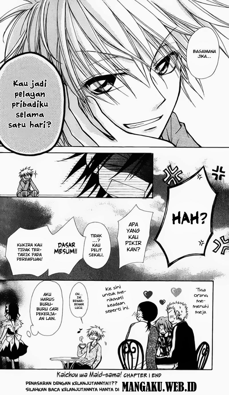 Kaichou Wa Maid Sama Chapter 01b Gambar 21