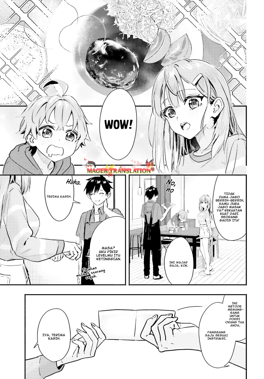 Kajidaikou no Arbeit wo Hajimetara Gakuen Ichi no Bishoujo no Kazoku ni Kiniirarechaimashita Chapter 02 Gambar 18