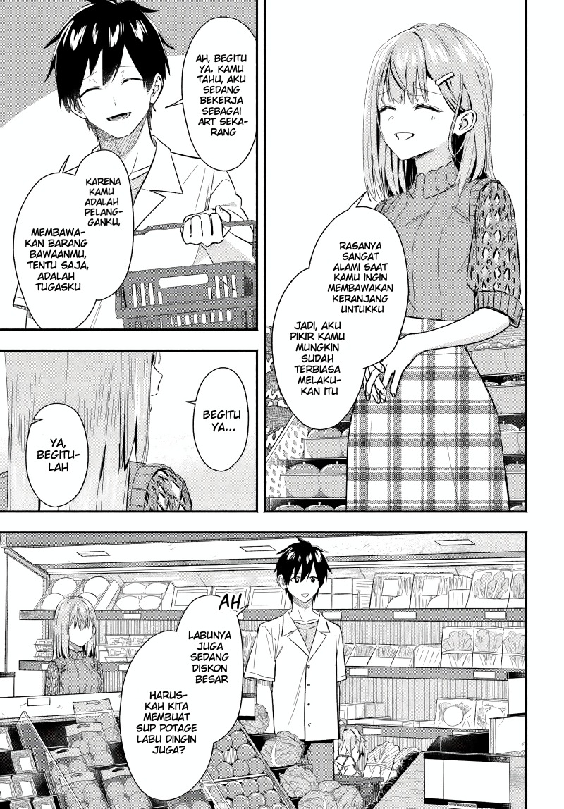 Kajidaikou no Arbeit wo Hajimetara Gakuen Ichi no Bishoujo no Kazoku ni Kiniirarechaimashita Chapter 05 Gambar 9