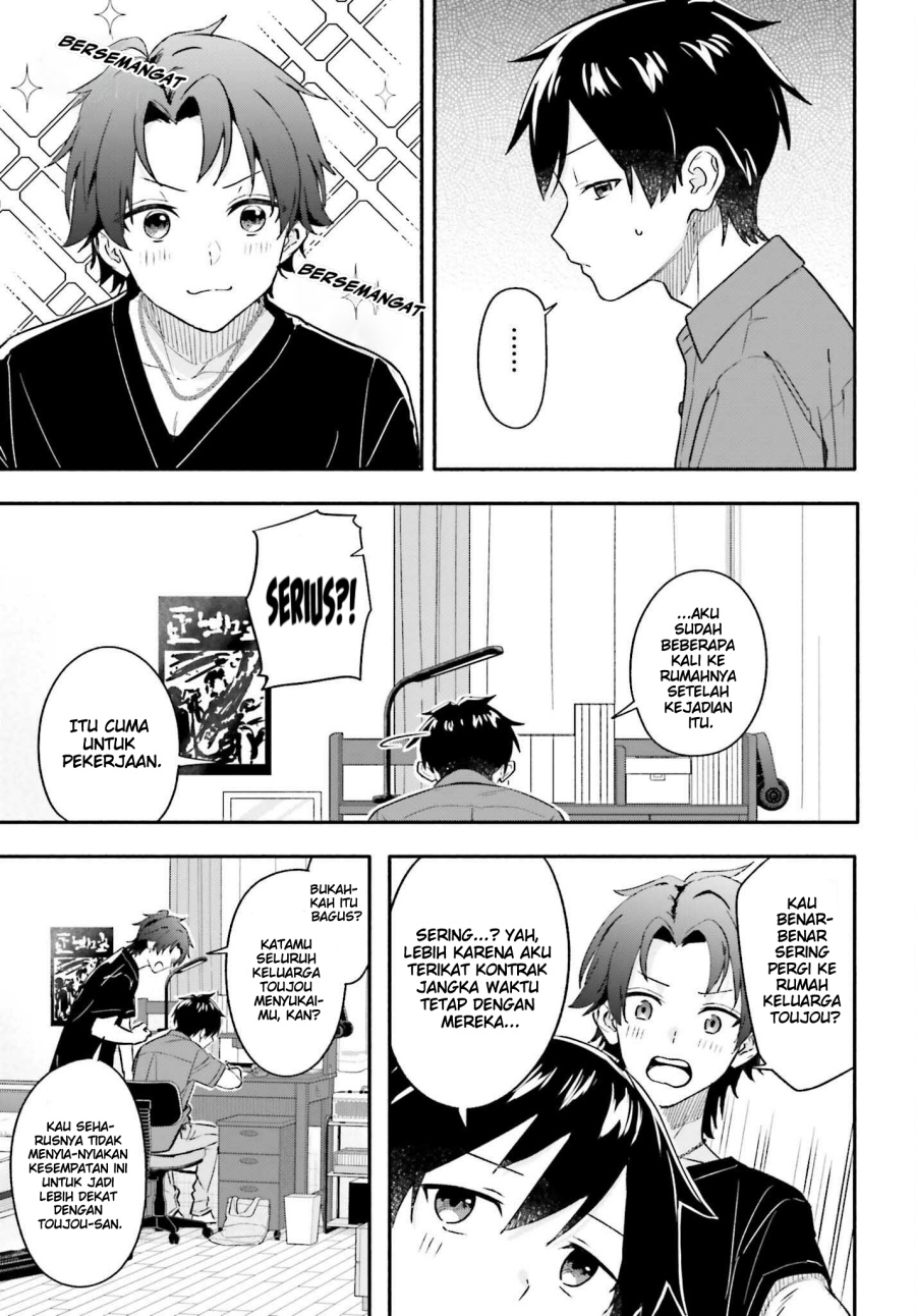 Kajidaikou no Arbeit wo Hajimetara Gakuen Ichi no Bishoujo no Kazoku ni Kiniirarechaimashita Chapter 08 Gambar 4