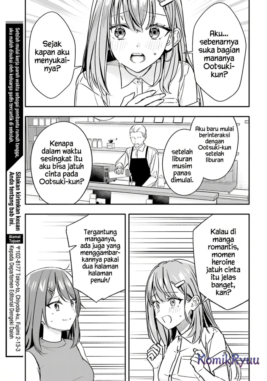 Kajidaikou no Arbeit wo Hajimetara Gakuen Ichi no Bishoujo no Kazoku ni Kiniirarechaimashita Chapter 11 Gambar 16