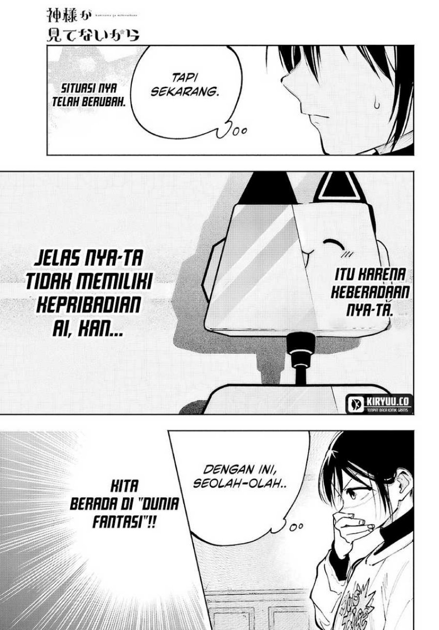 Kami-sama ga Mitenai kara Chapter 05 Gambar 22