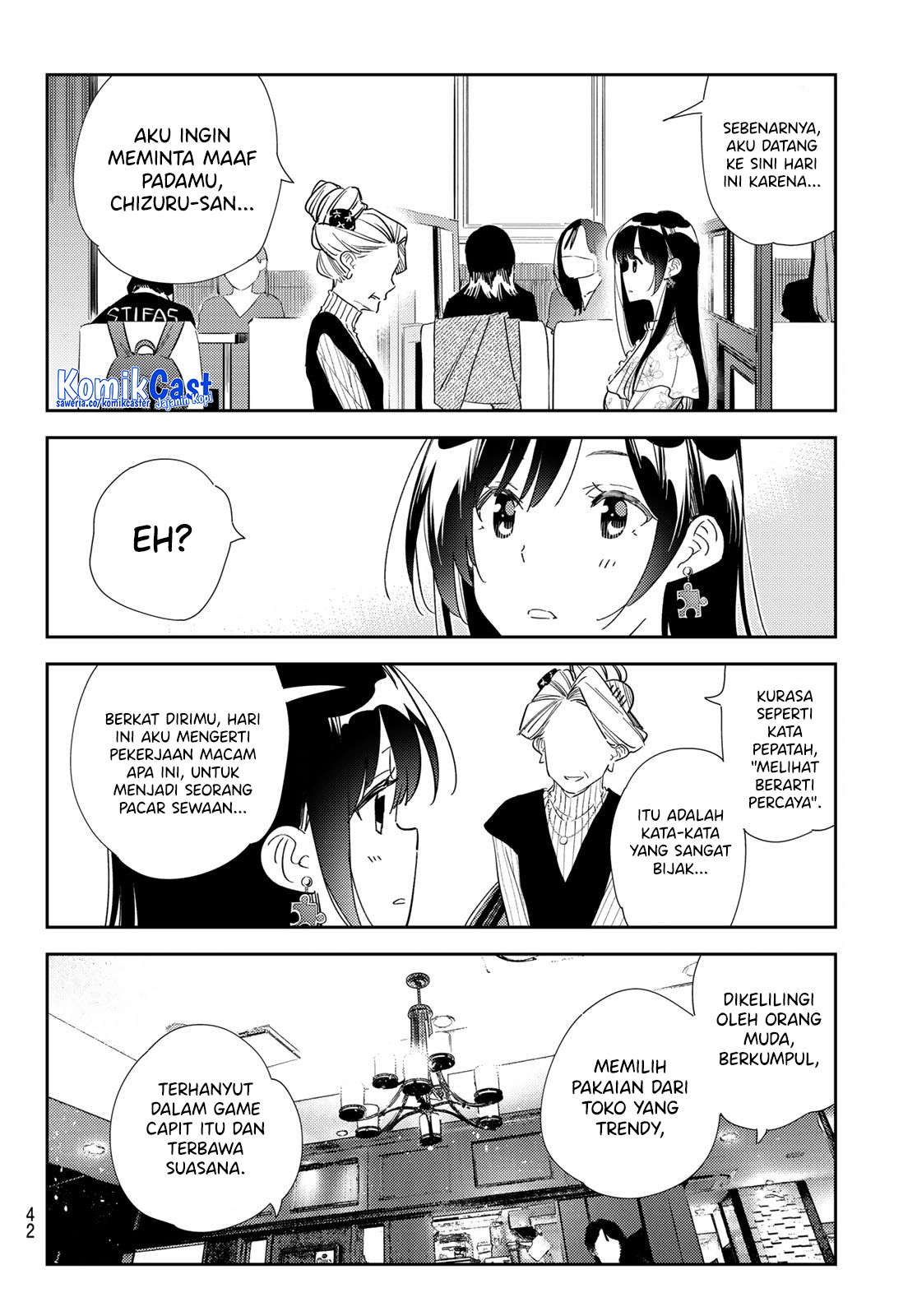 Kanojo, Okarishimasu Chapter 309 Gambar 7