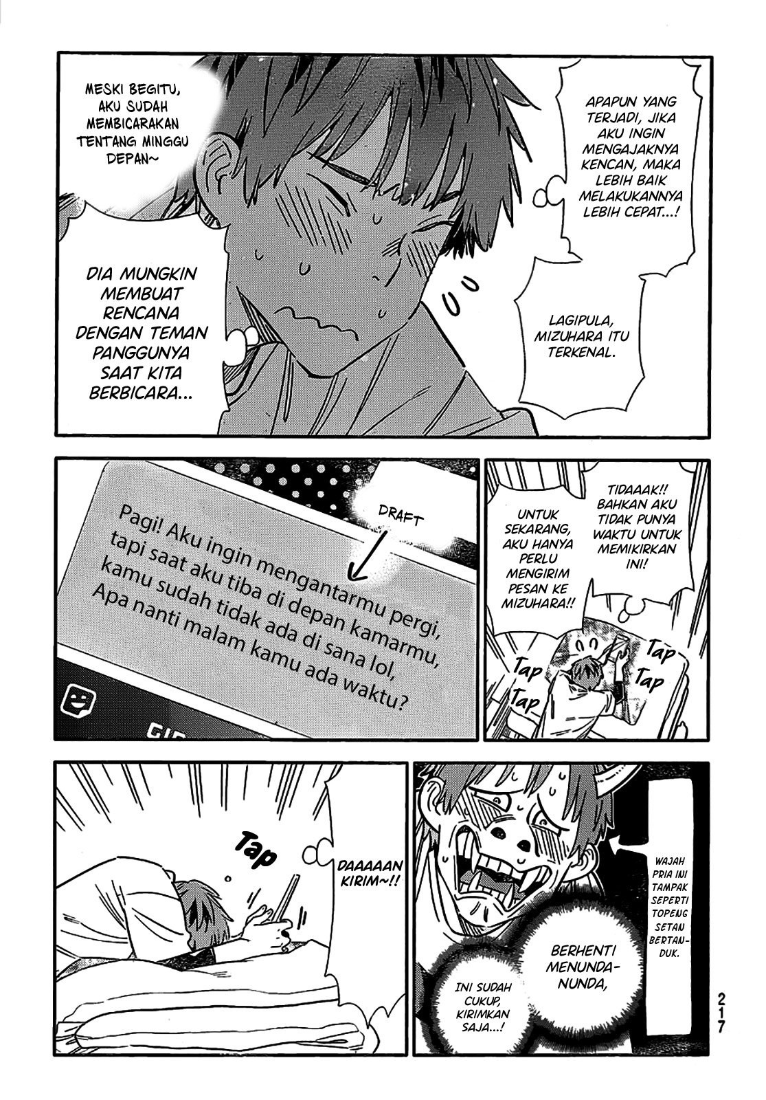 Kanojo, Okarishimasu Chapter 314 Gambar 13