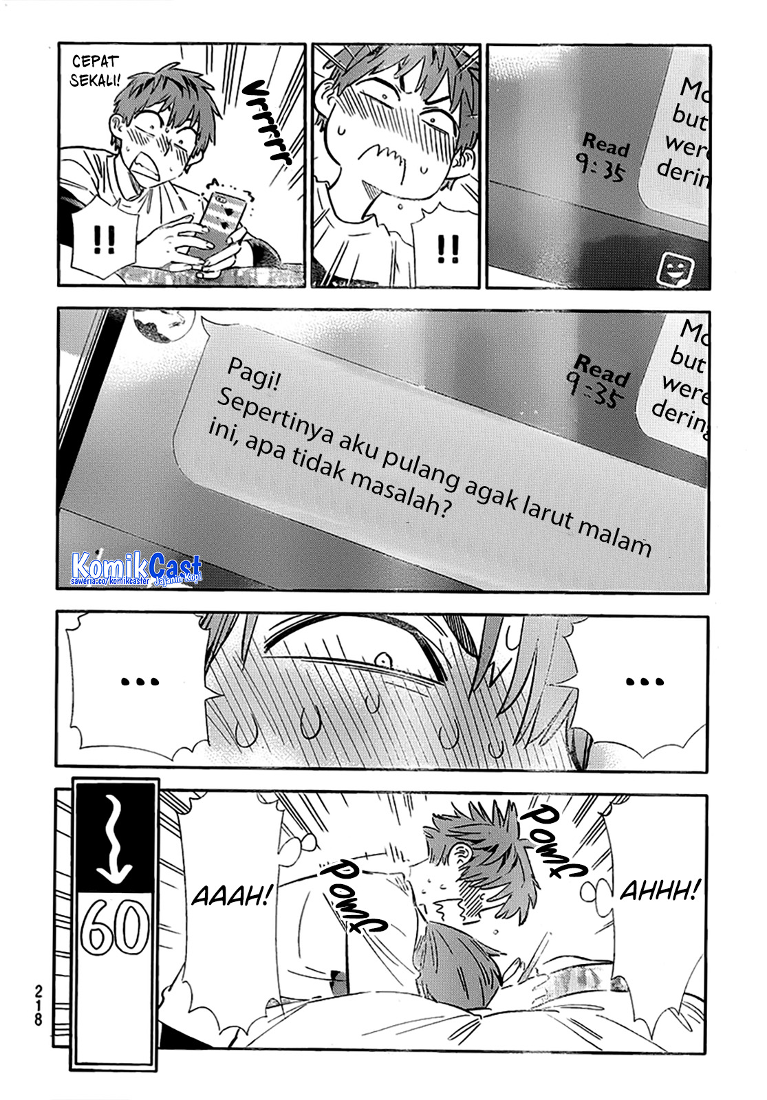 Kanojo, Okarishimasu Chapter 314 Gambar 14