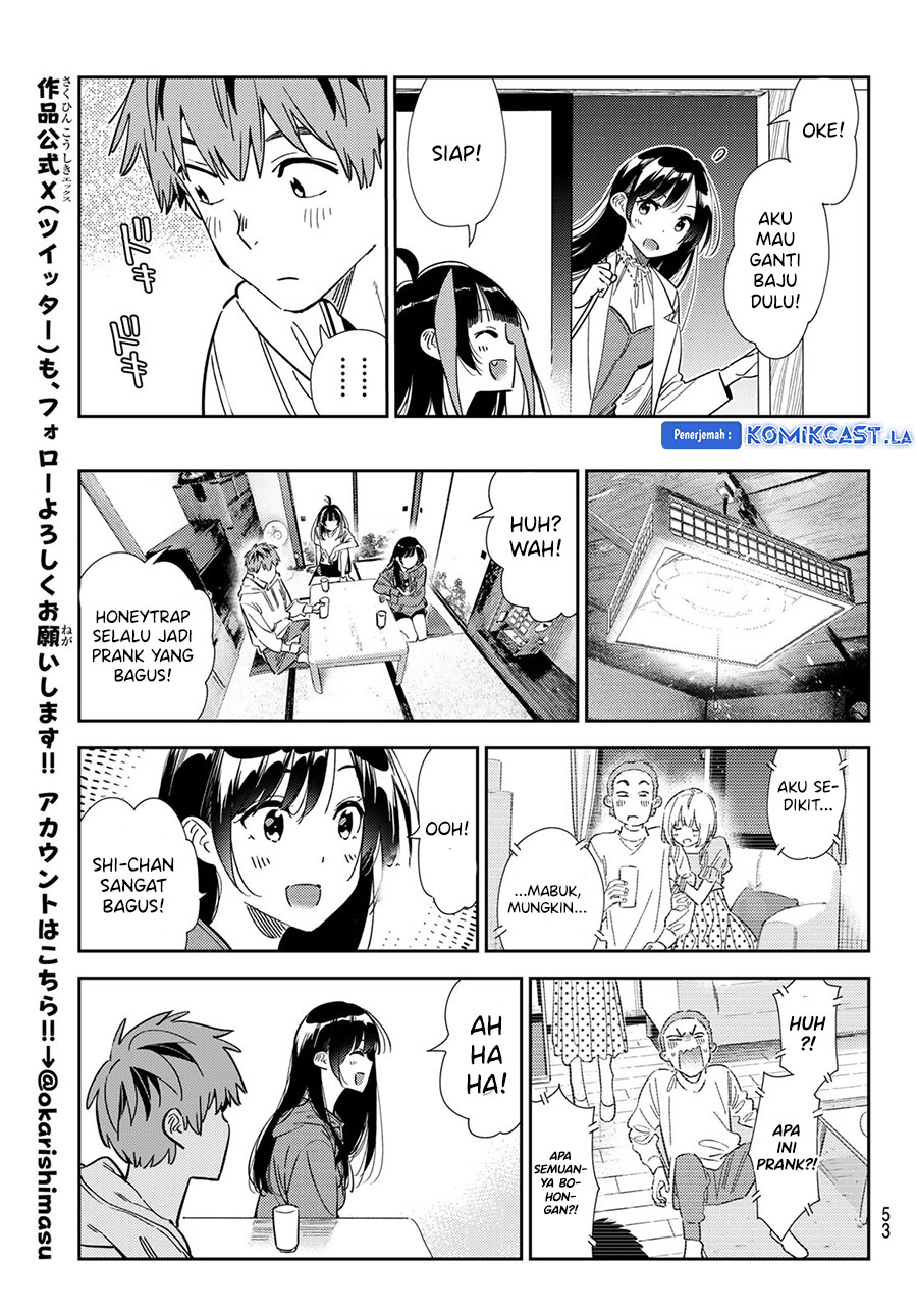 Kanojo, Okarishimasu Chapter 345 Gambar 19