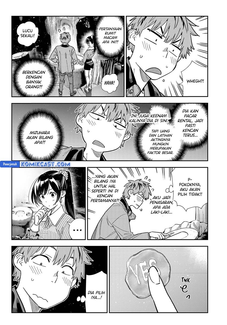 Kanojo, Okarishimasu Chapter 373 Gambar 13