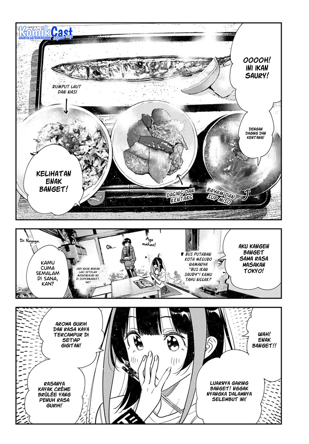 Kanojo, Okarishimasu Chapter 387 Gambar 7