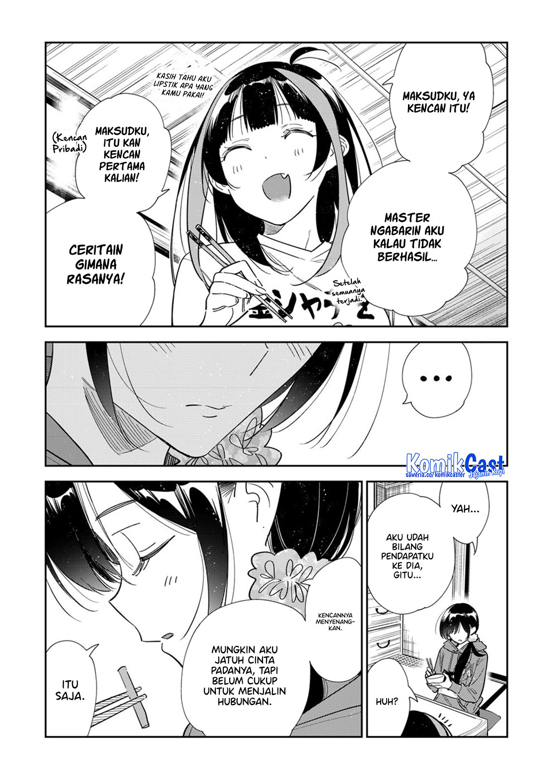 Kanojo, Okarishimasu Chapter 387 Gambar 10