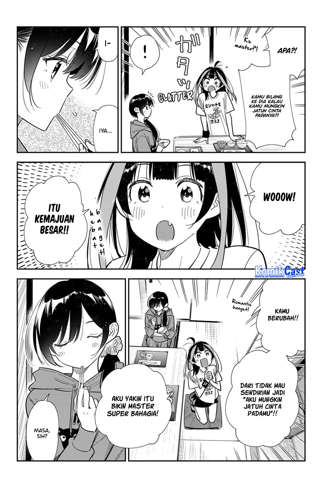 Kanojo, Okarishimasu Chapter 387 Gambar 11