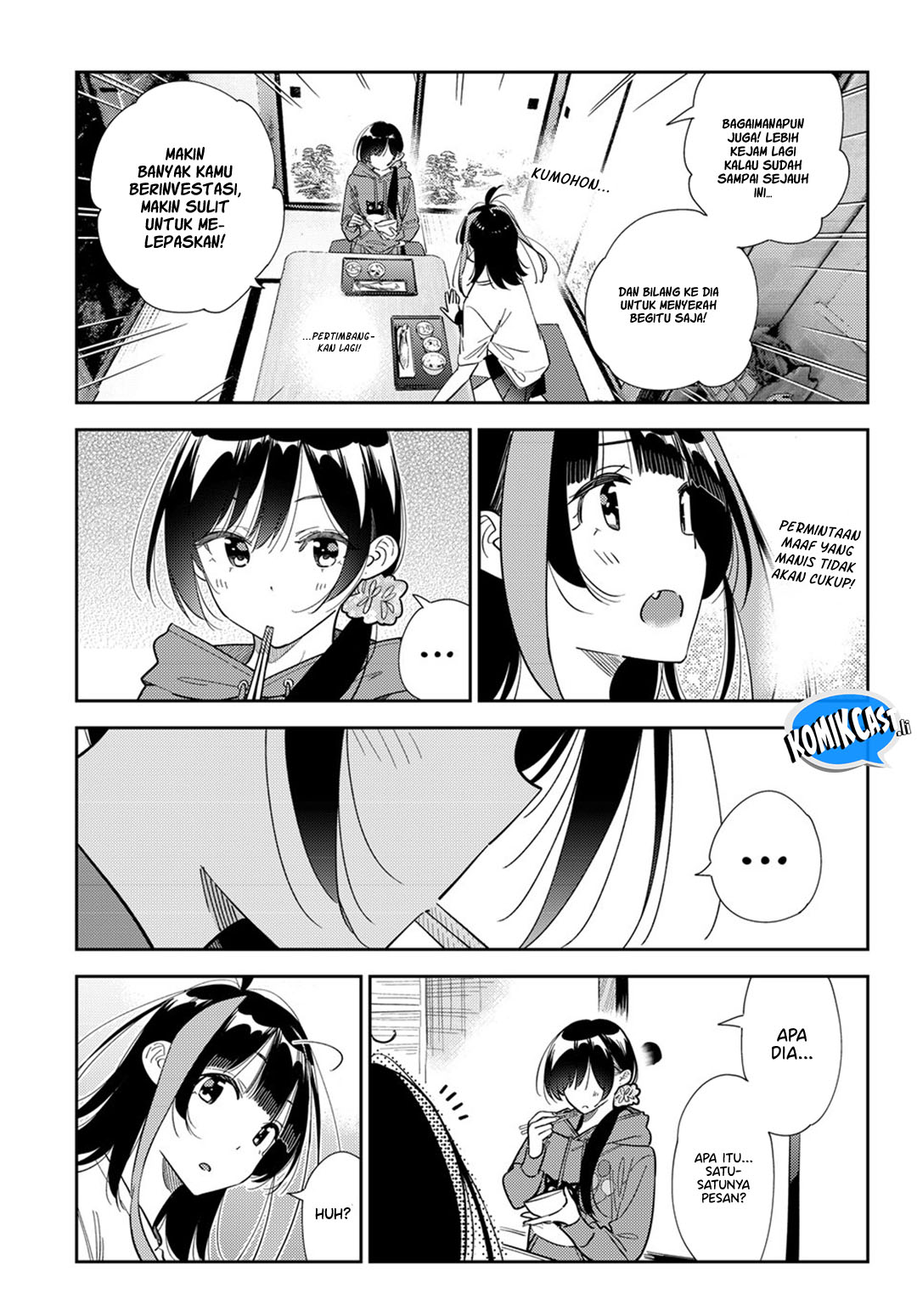 Kanojo, Okarishimasu Chapter 387 Gambar 14