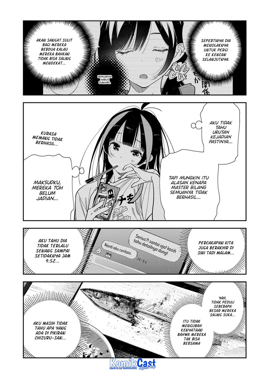 Kanojo, Okarishimasu Chapter 387 Gambar 18