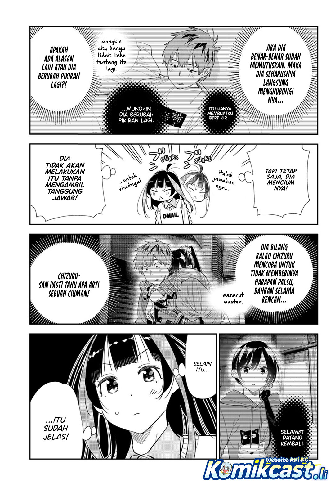 Kanojo, Okarishimasu Chapter 390 Gambar 6