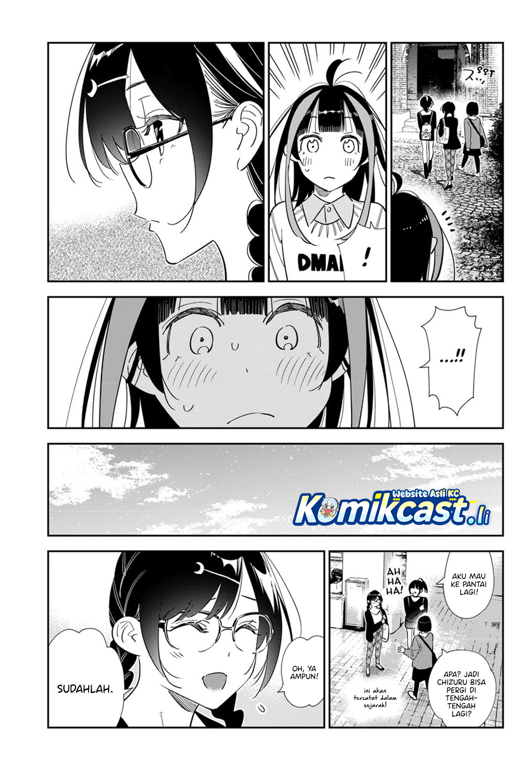 Kanojo, Okarishimasu Chapter 390 Gambar 8
