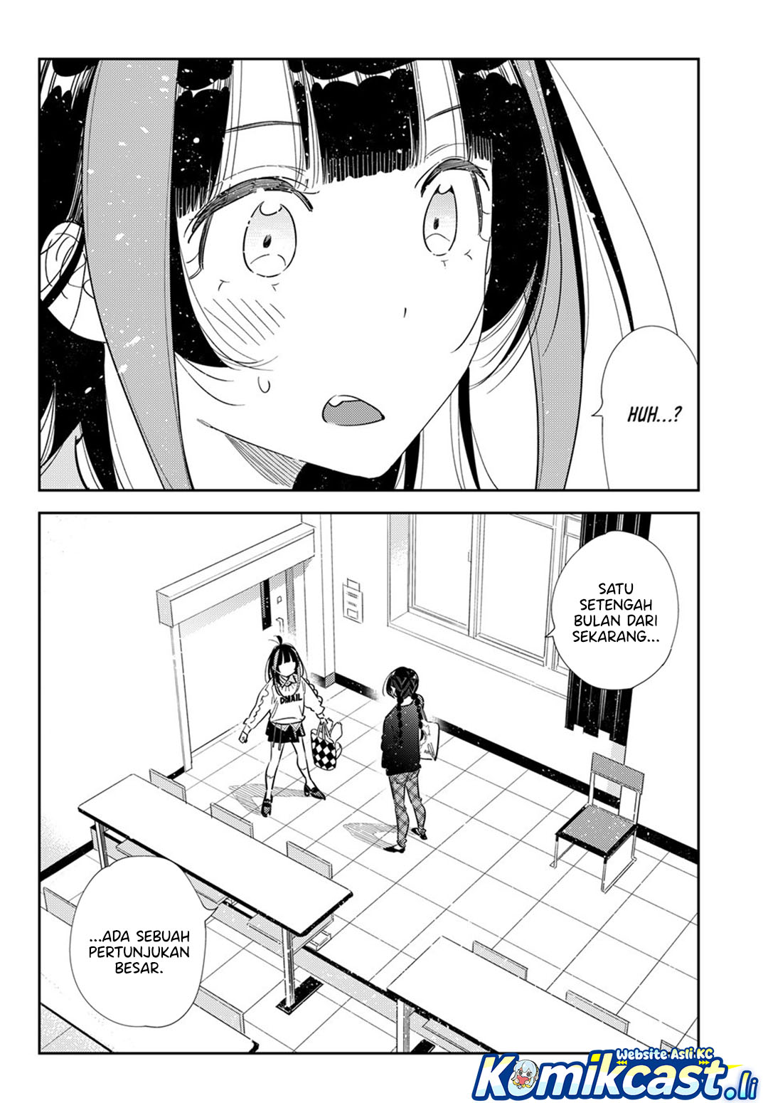 Kanojo, Okarishimasu Chapter 390 Gambar 16