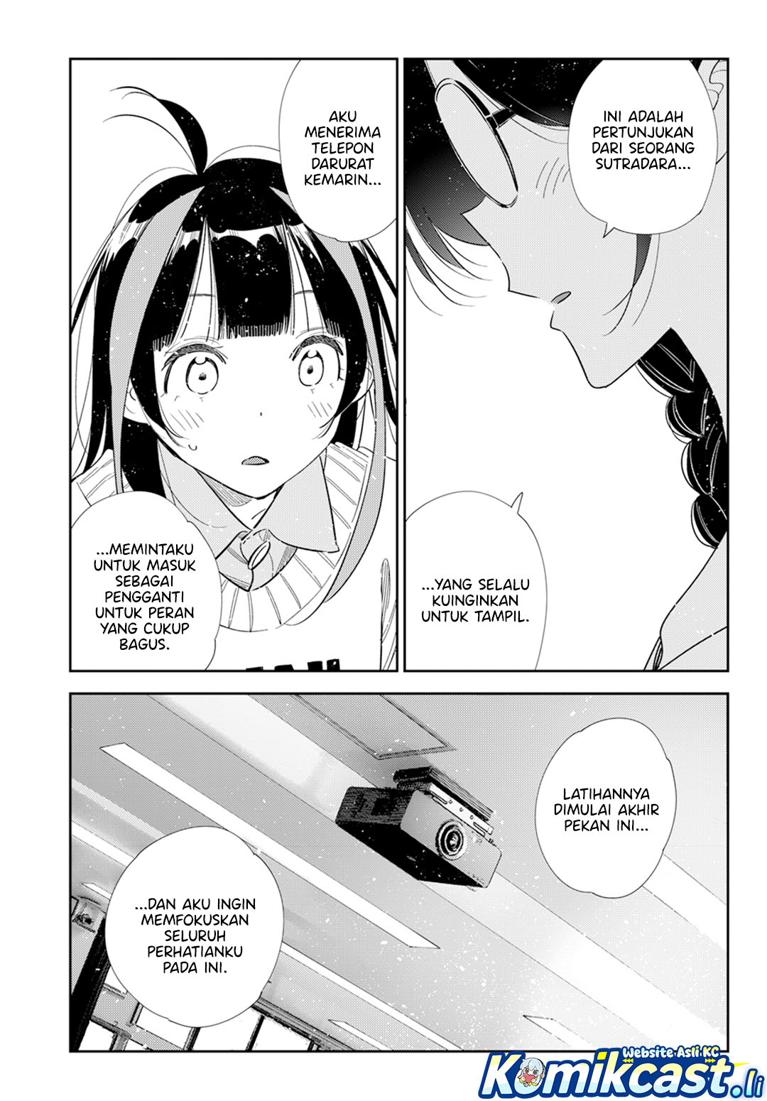 Kanojo, Okarishimasu Chapter 390 Gambar 17