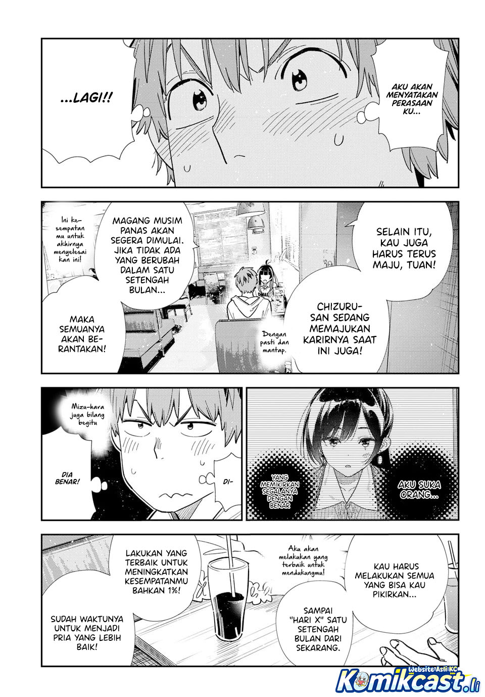 Kanojo, Okarishimasu Chapter 392 Gambar 8