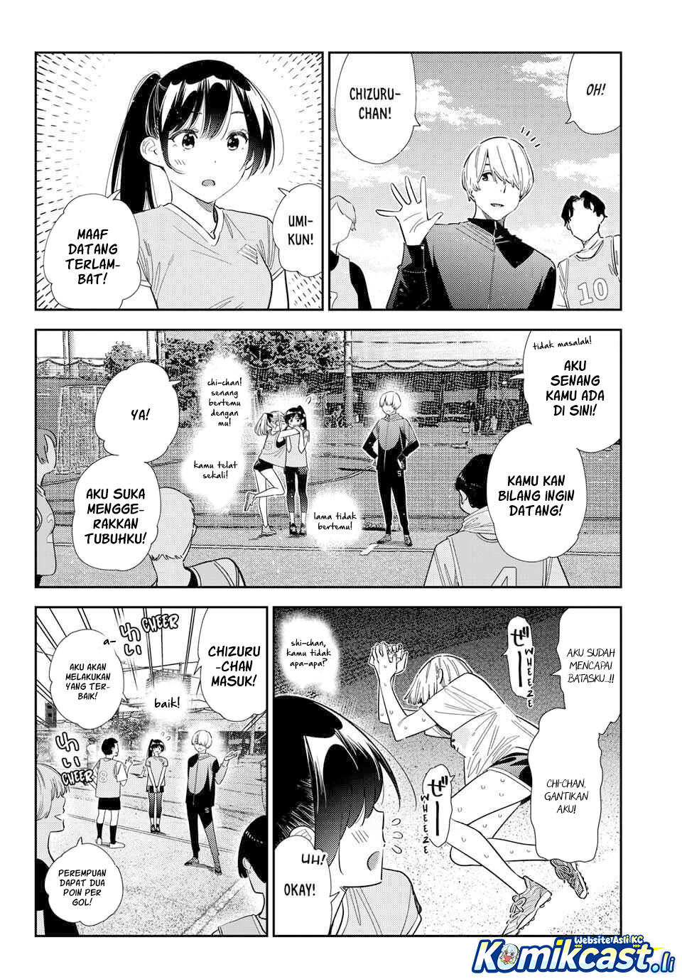 Kanojo, Okarishimasu Chapter 394 Gambar 13