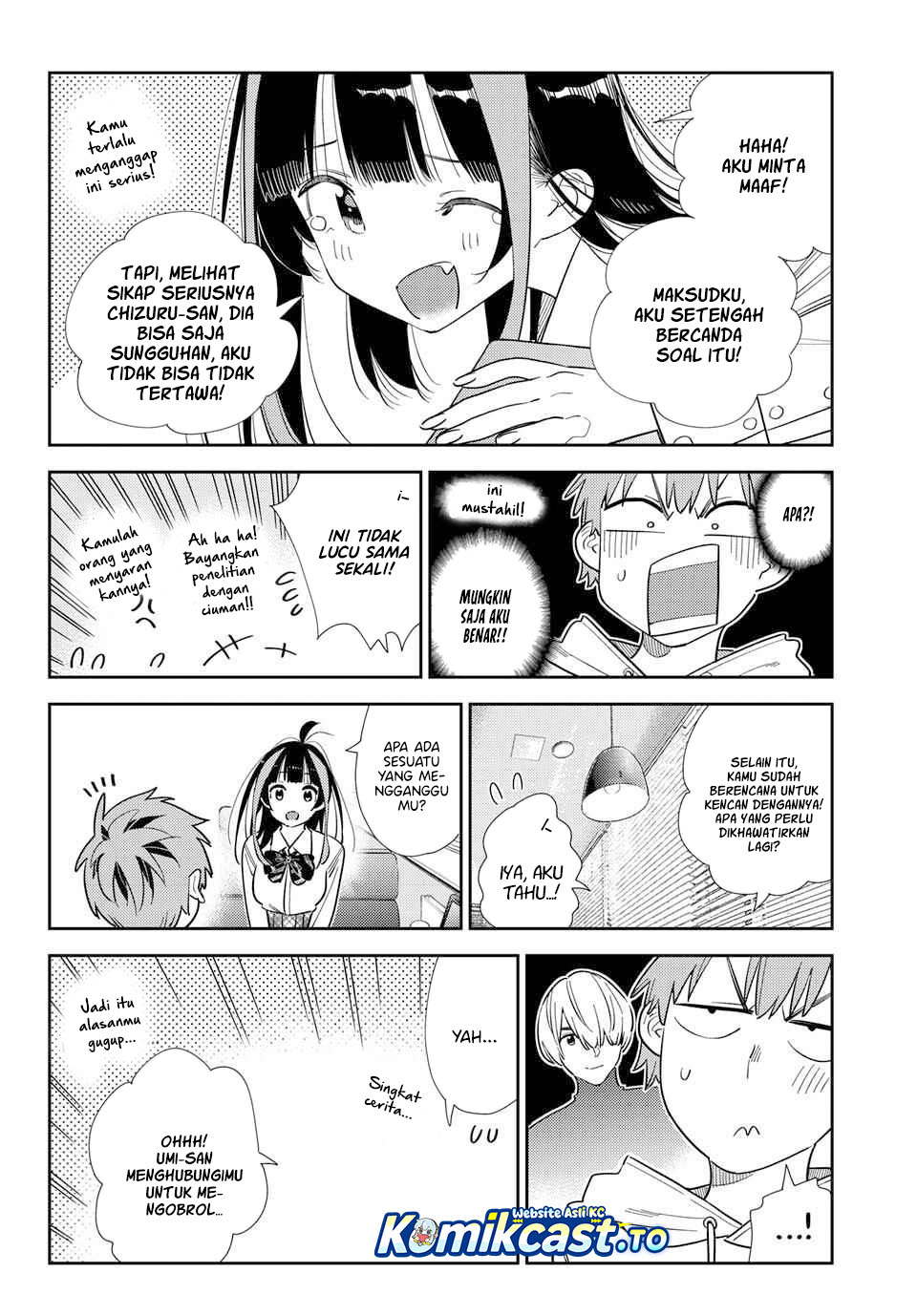 Kanojo, Okarishimasu Chapter 398 Gambar 7