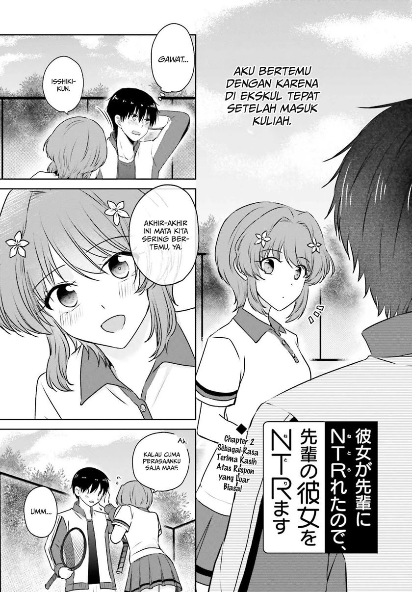 Kanojo ga Senpai ni NTR-reta no de, Senpai no Kanojo wo NTR-masu Chapter 02 Gambar 2