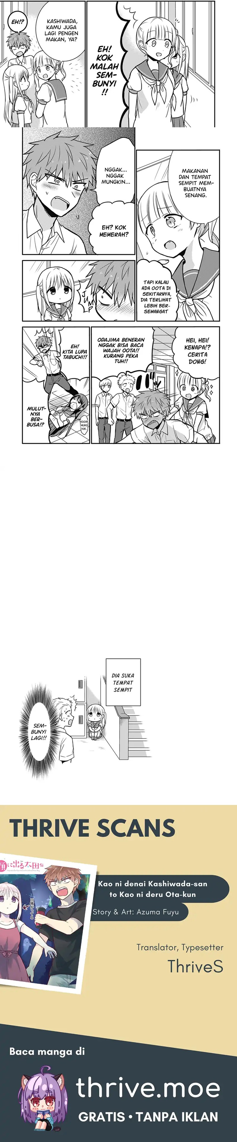 Kao ni denai Kashiwada-san to Kao ni deru Ota-kun Chapter 29 Gambar 2